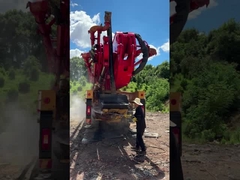 SANY 콘크리트 펌프 트럭 56M 청소