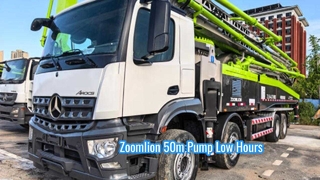 2021 Zoomlion 59m 콘크리트 펌프 트럭